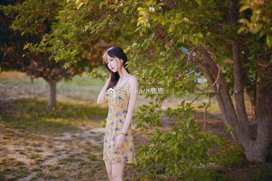 情迷shika小鹿鹿旗袍cos图包，美艳动人心