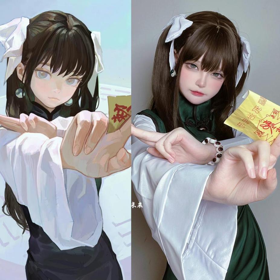 车到山前必有路！千夜未来cos照美冥照片放大好看