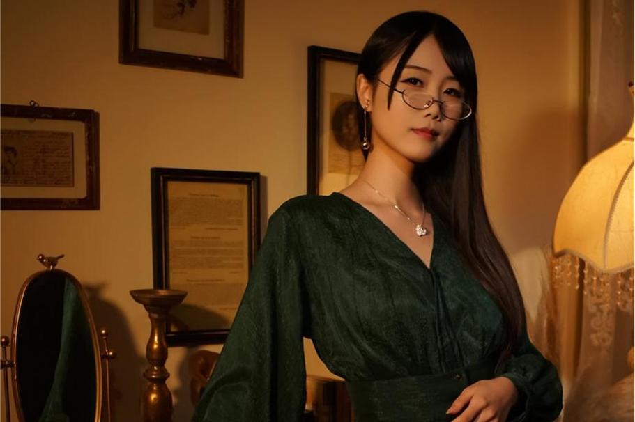图片上的晓美妈竞泳，引领潮流