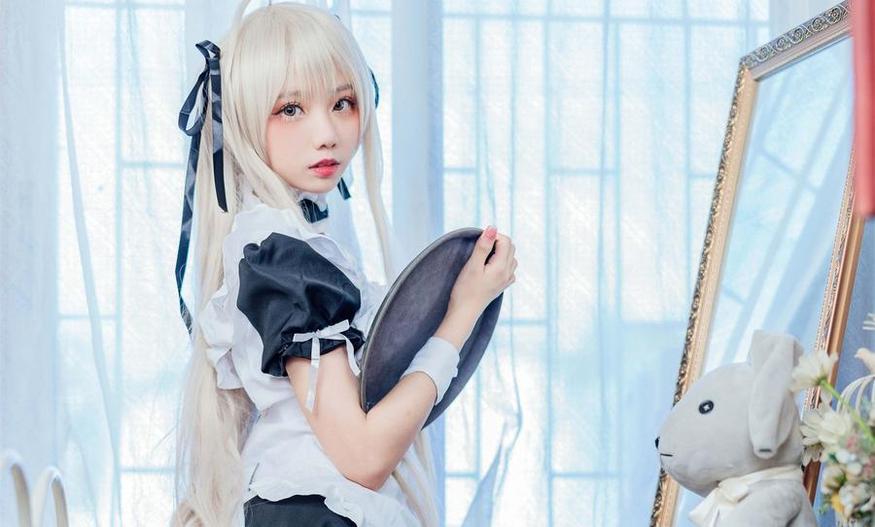 果咩酱w紫光夜cosplay图包：复古清新，呈现浪漫华尔兹~
