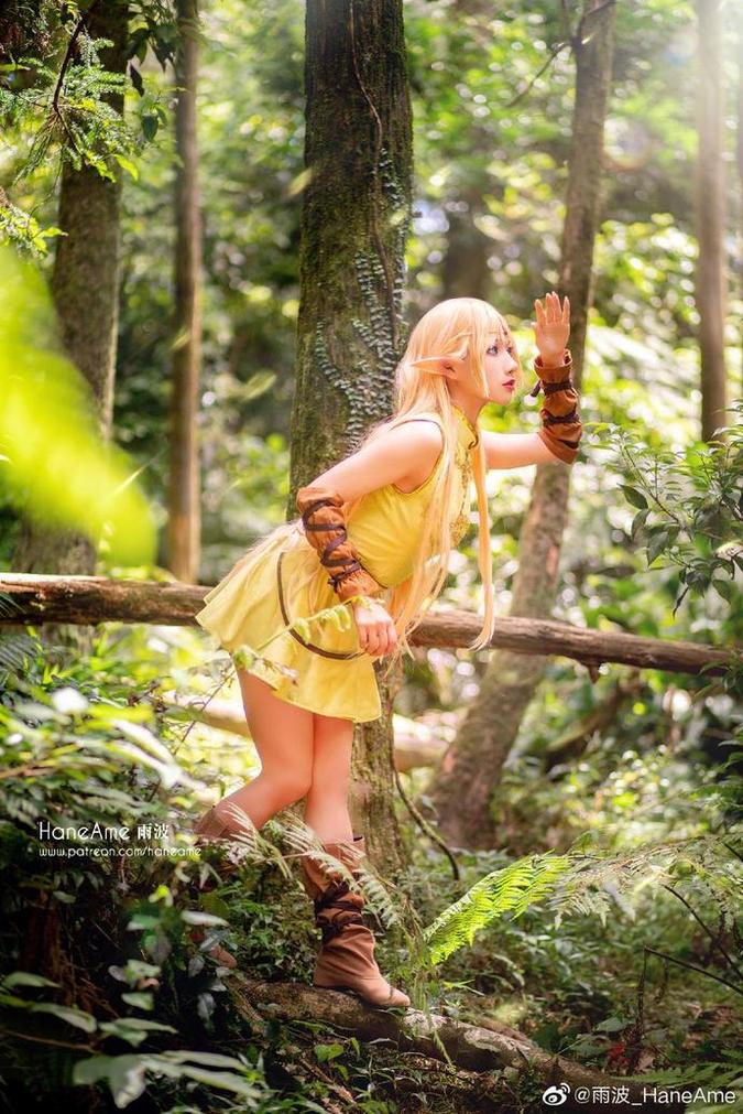 雨波haneame原神申鹤的cosplay新作，智取巅峰，精益求精